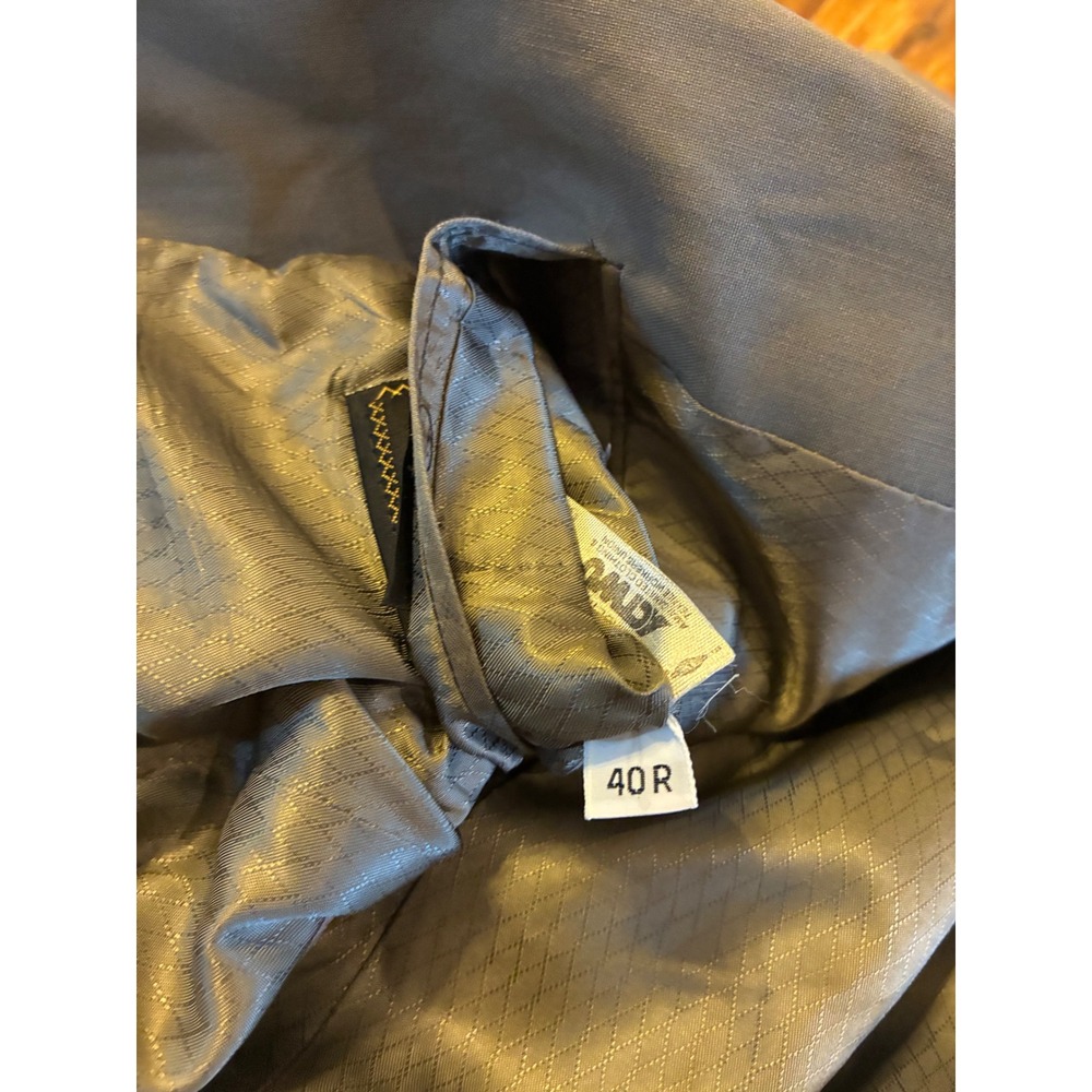 Hart Schaffner Marx Mens 40R Gray Wool 2 Piece Suit Pleated Pants Ariel Worsteds - Picture 4 of 8